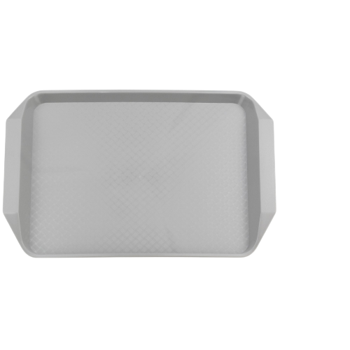 Plastic Tray Gray Square 1.9