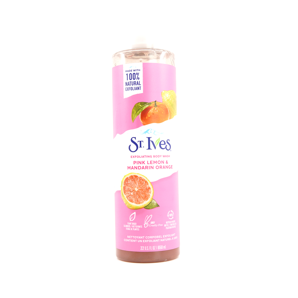 St Ives Body Wash 22Oz Pink Lemon