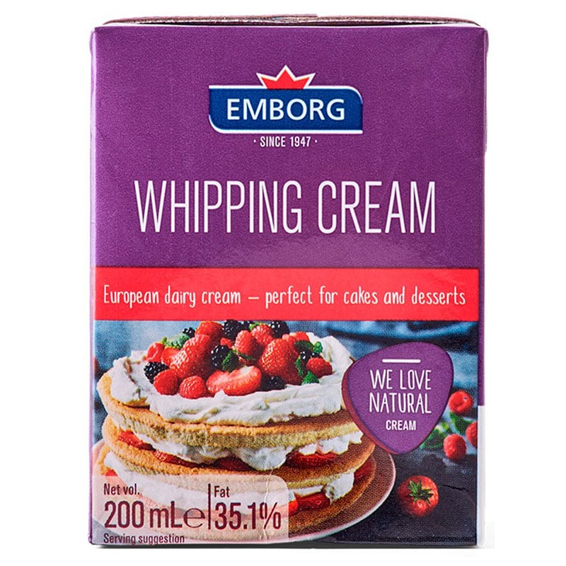 Emborg Whipping Cream 200ml