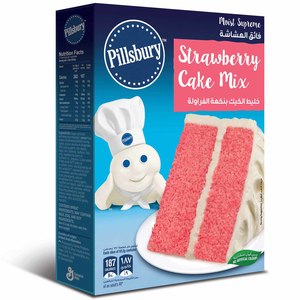 Pillsbury Cake Mix Straw 350g