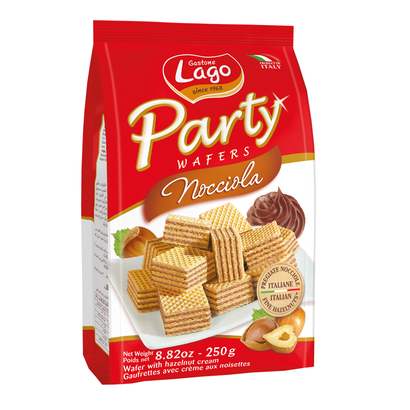 Lago Mini Party Wafer Hazelnut 250g