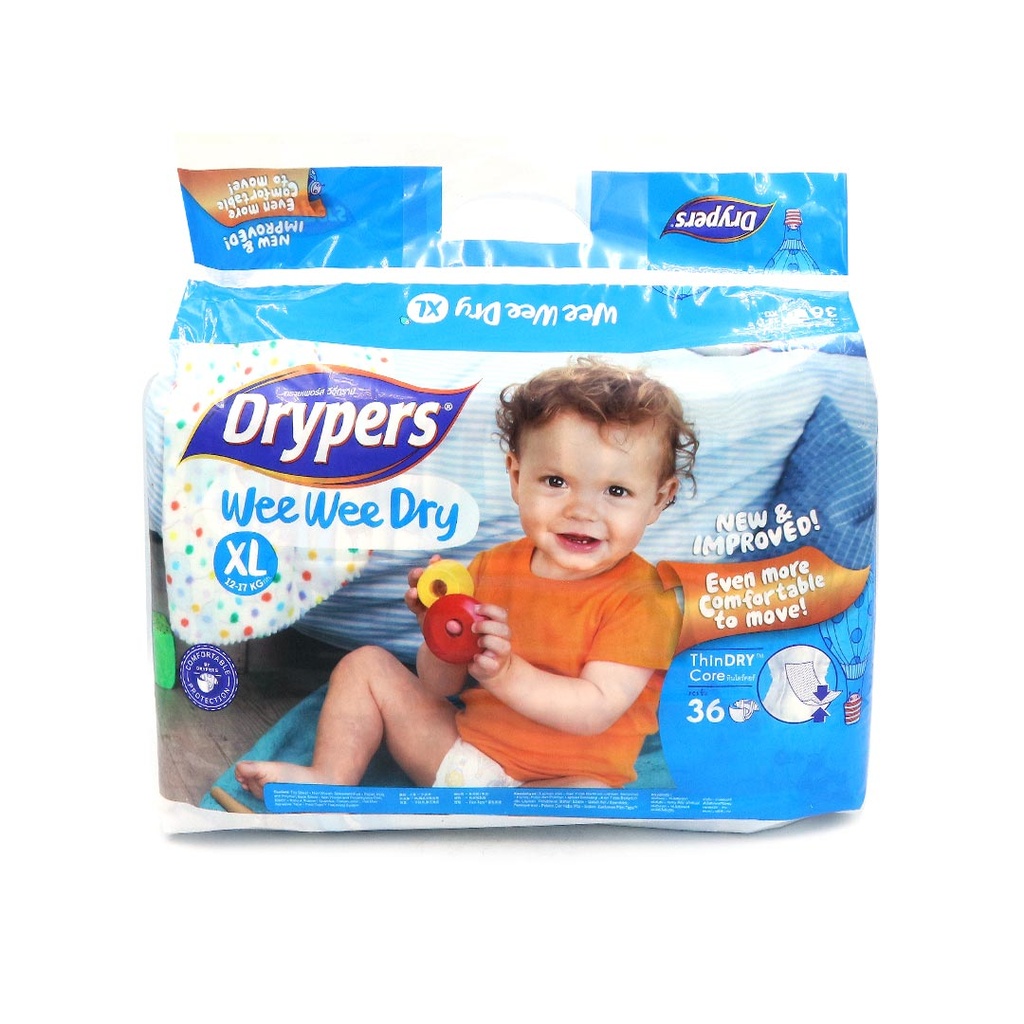 Drypers Jumbo XL 36's
