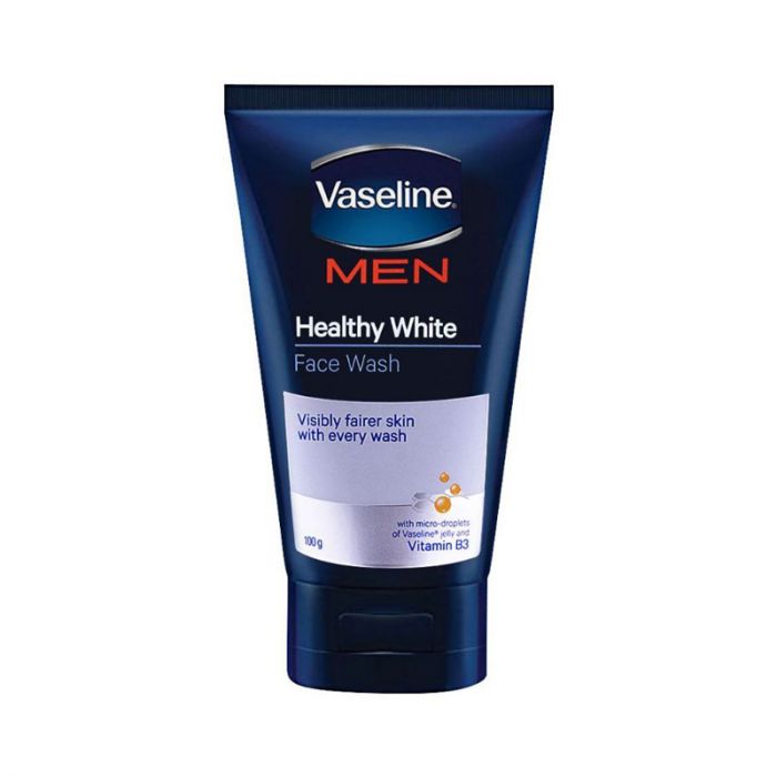 Vaseline Face Wash Men Healthy White 100g Deep Cleanse