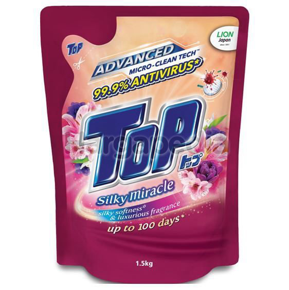 Top Liquid Refill Prem 1.5Kg Marron Silky Miracle