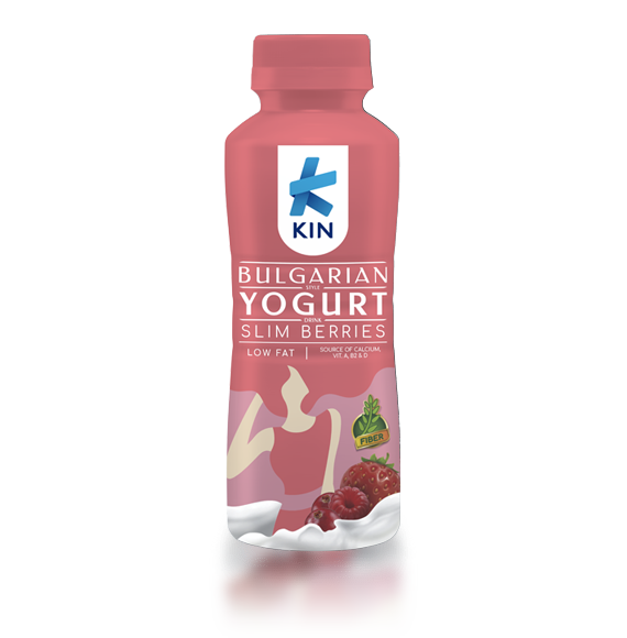 KIN Yogurt Slim Berries 200ml