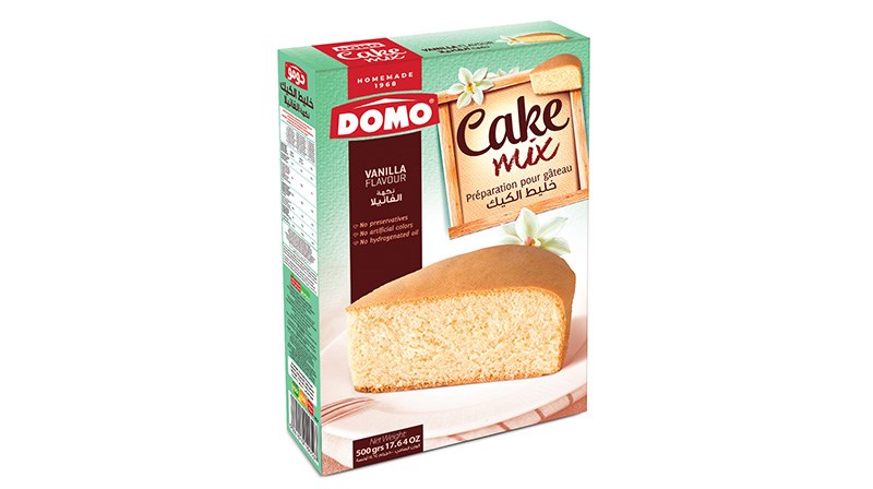 Domo Cake Mix English Vanilla 454g