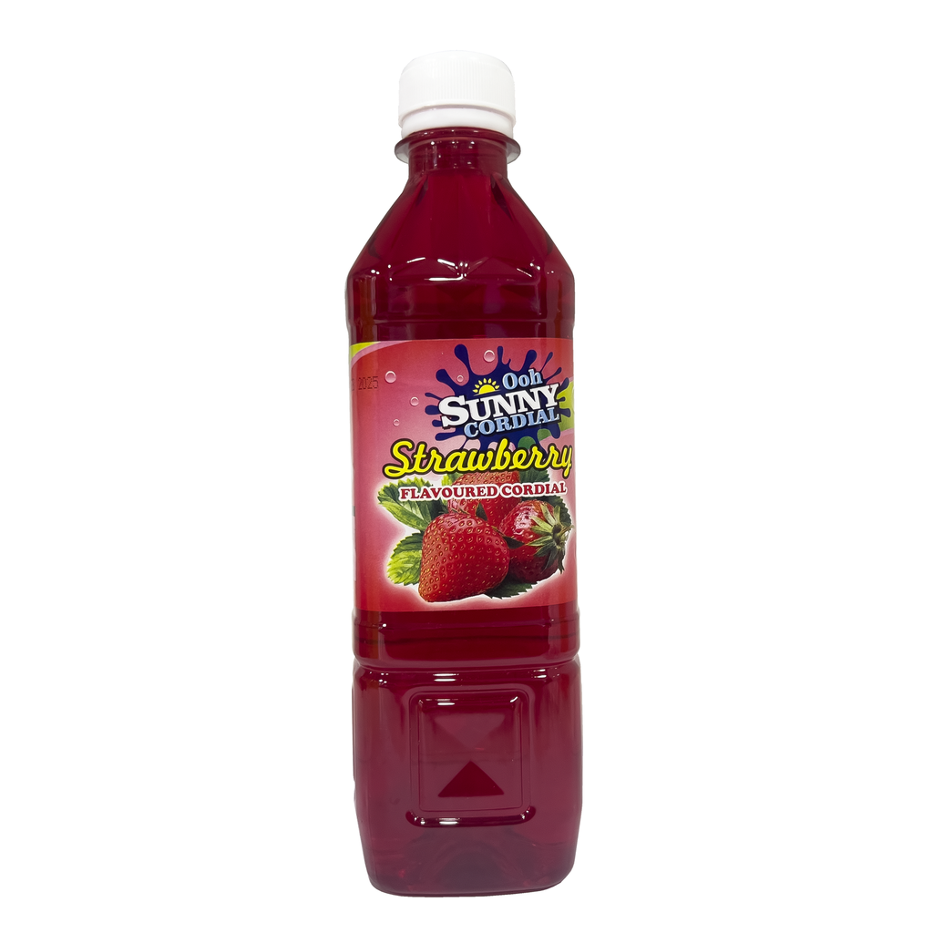 Ooh Sunny Cordial 500ml Strawberry