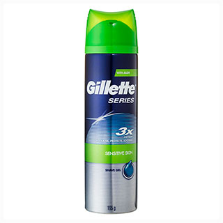 [536096] Gillette Gel 195g Sensitive