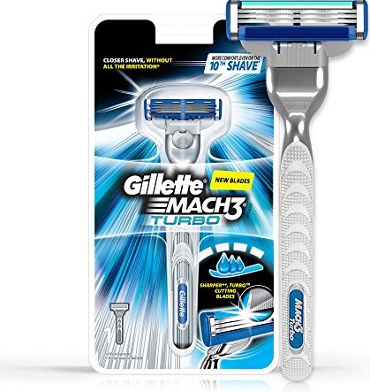 [7702018514441] Gillette Mach3 Razor Turbo Pcs
