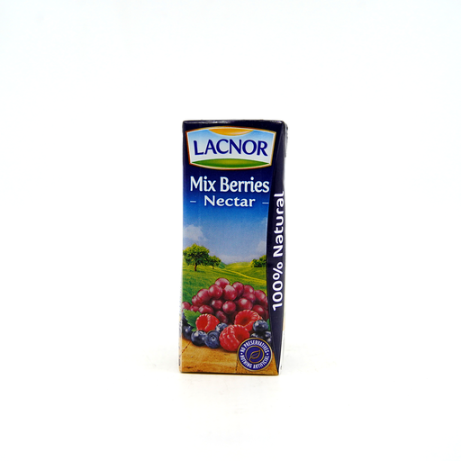 [6291016114049] Lacnor Juice 180ml Mix Berry