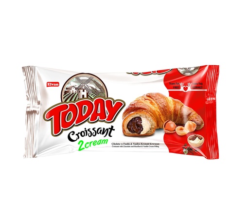 [132099] Elvan Today Croissant Choco Vanil 45g
