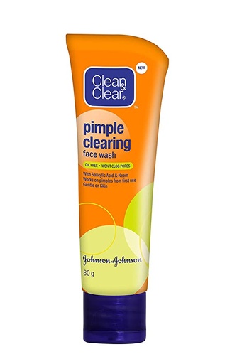 [531323] Clean Clear Face wash Pimple Clear Pores 80g