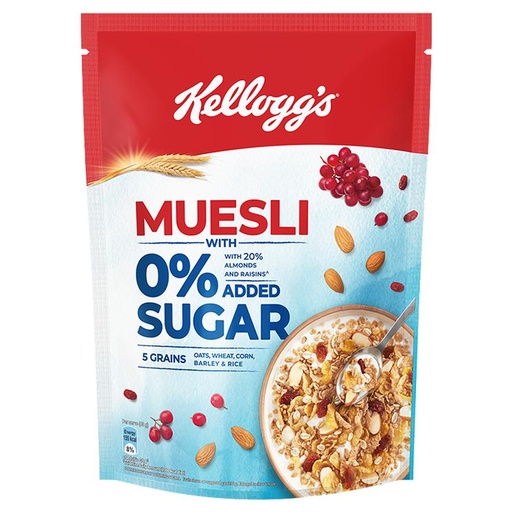 [302072] Kelloggs Muesli No added Sugar 500g