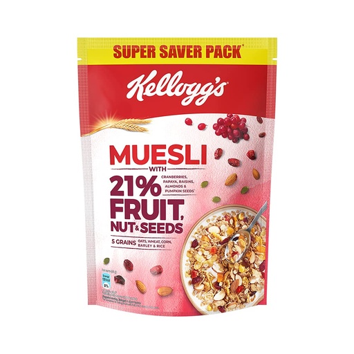 [302071] Kelloggs Muesli Fruit Nut 750g