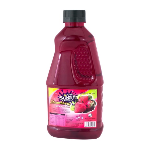 [401139] Ooh Sunny Cordial 1L Strawberry