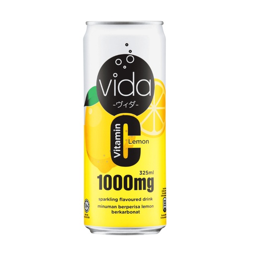 [408028] Vida Sparkling 325ml Lemon
