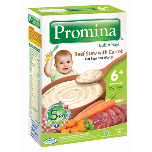 [506075] Promina Beef Stew Carrot 6+ 120g