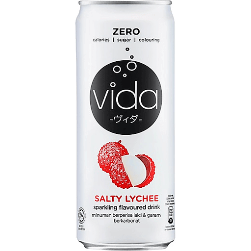 [408041] Vida Sparkling 325ml Lychee