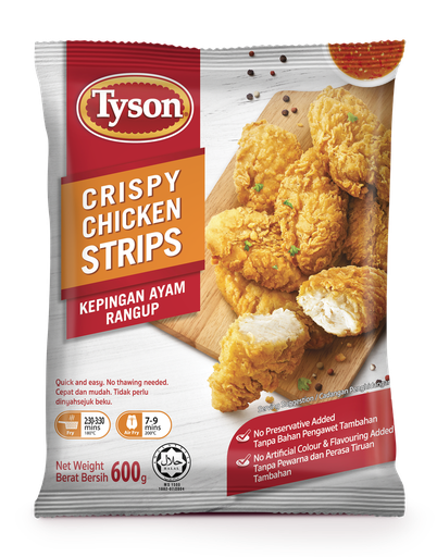 [204122] Tyson Chicken 600g Crispy Strip