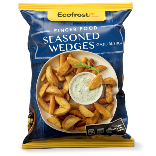 [201077] Ecofrost Potato Wedges Seasoned 2.5Kg