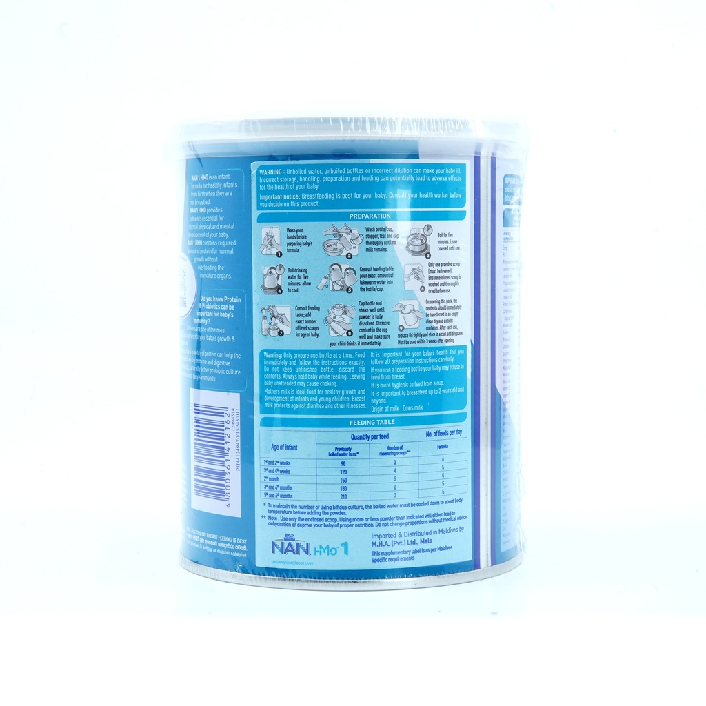 Nestle Nan No.1 400g Tin