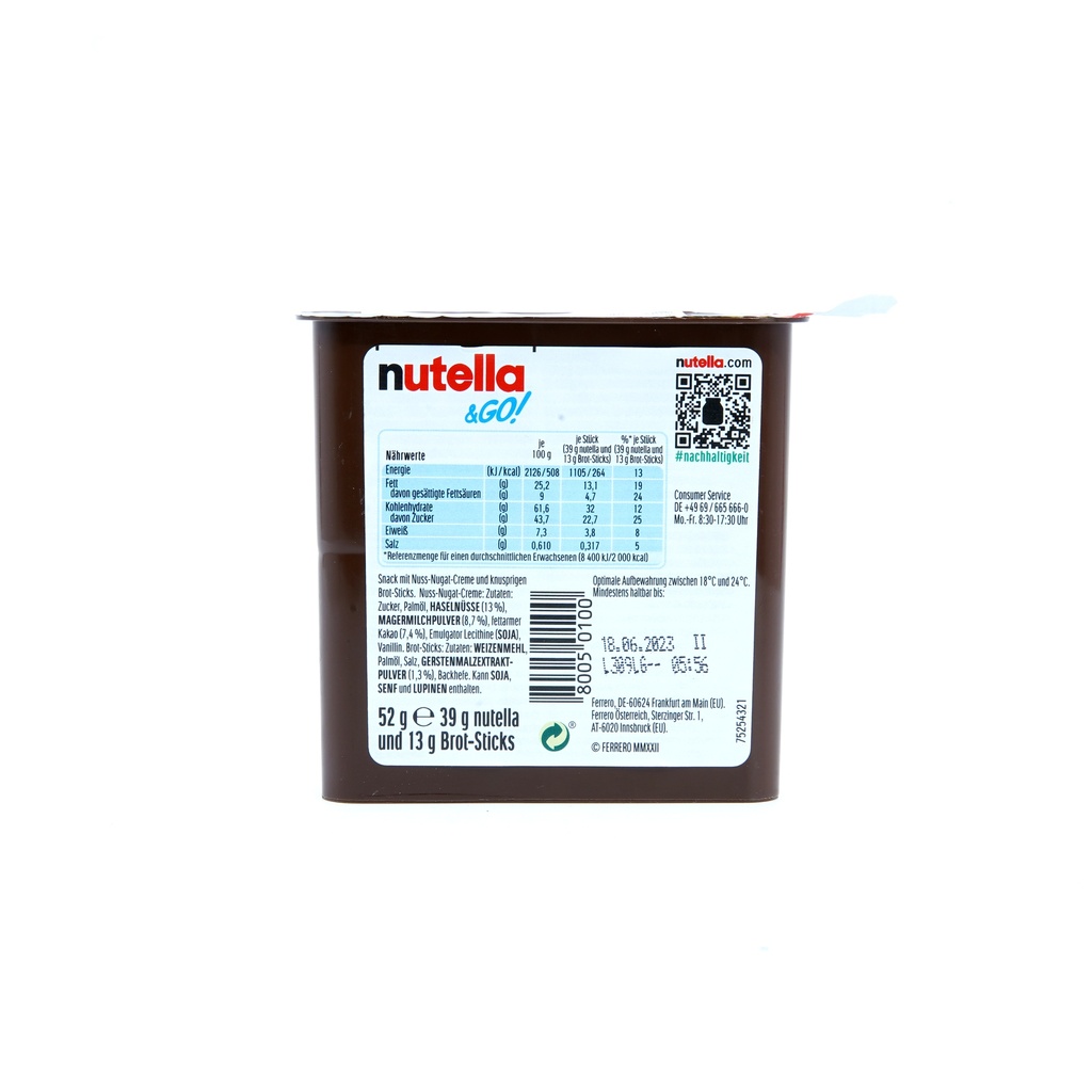 Nutella Nut & Go 52g