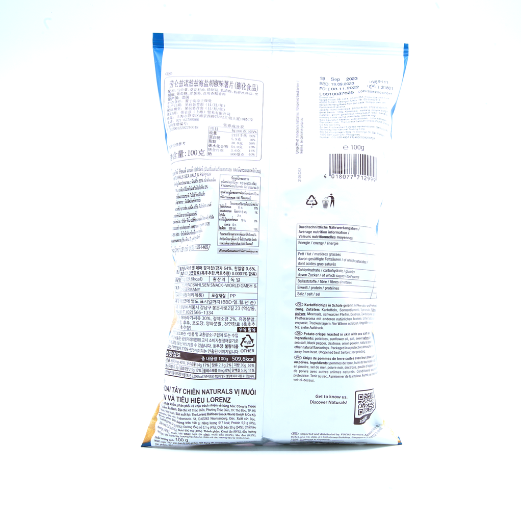 Lorenz Naturals Salt & Pepper 100g