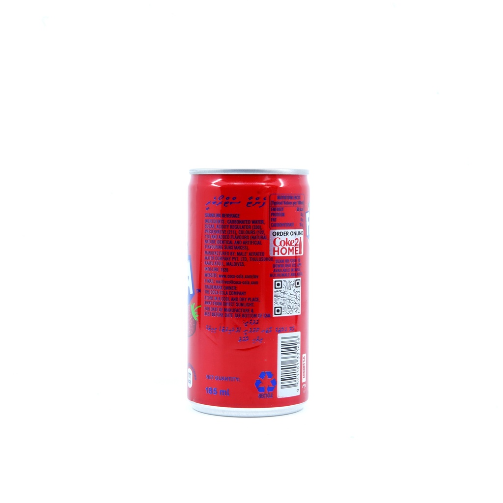 Fanta Tin Straw 185ml