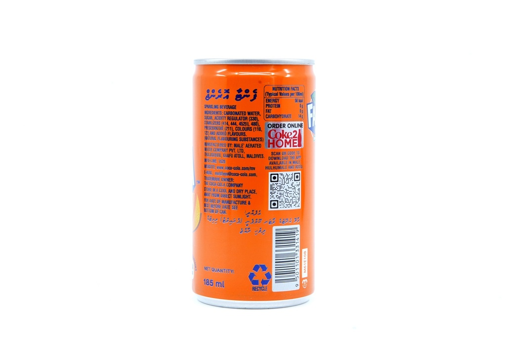 Fanta Tin Orange 185ml