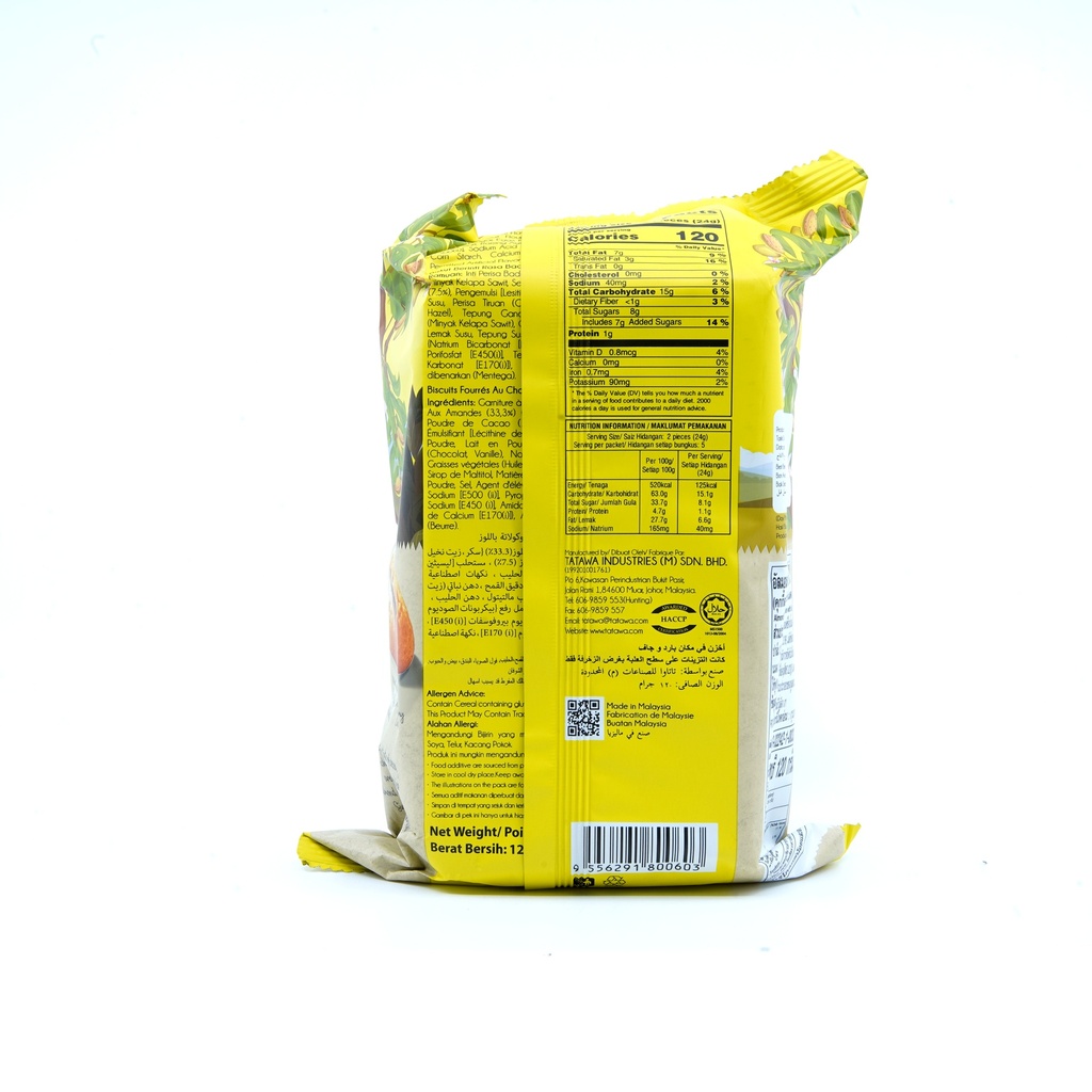 Tatawa Almond Choco Cookies 120g