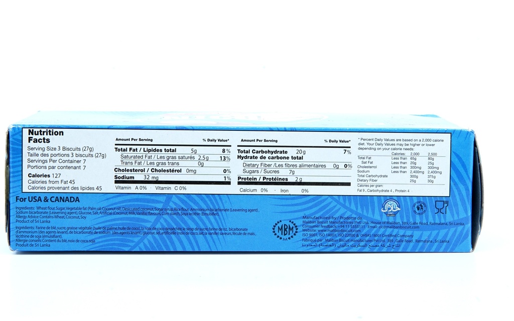 Maliban Nice Coconut 200G