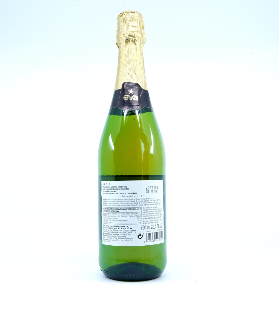 Eva Sparkling Drink Apple 750Ml