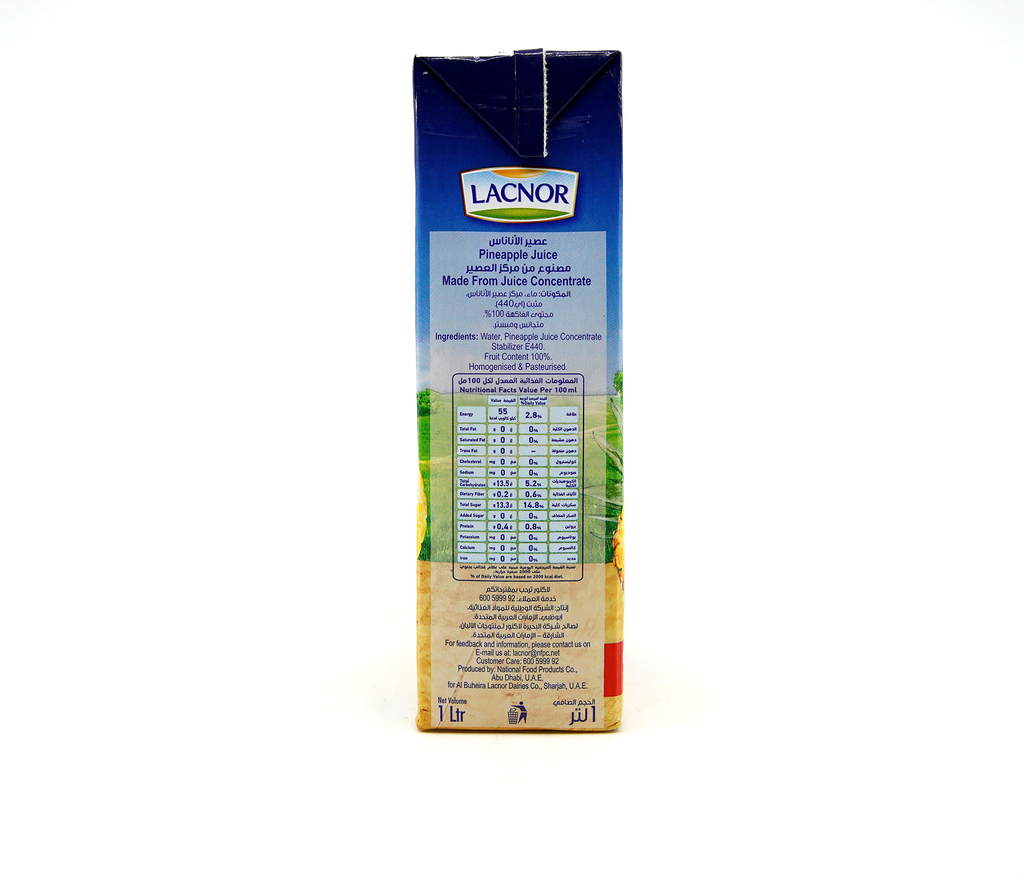 Lacnor Juice 1L Pineapple