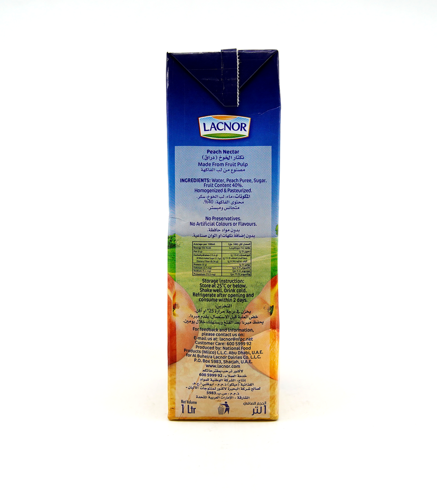 Lacnor Juice 1L Peach