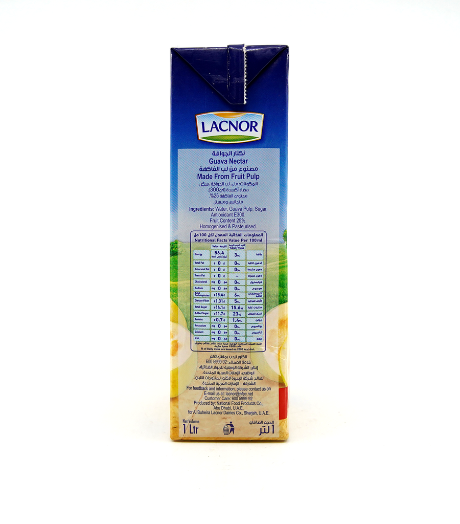 Lacnor Juice 1L Guava