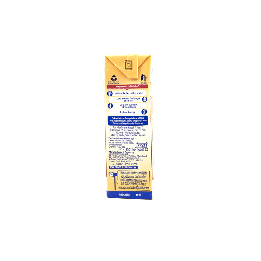 Cavins Milkshake Coffee 200Ml
