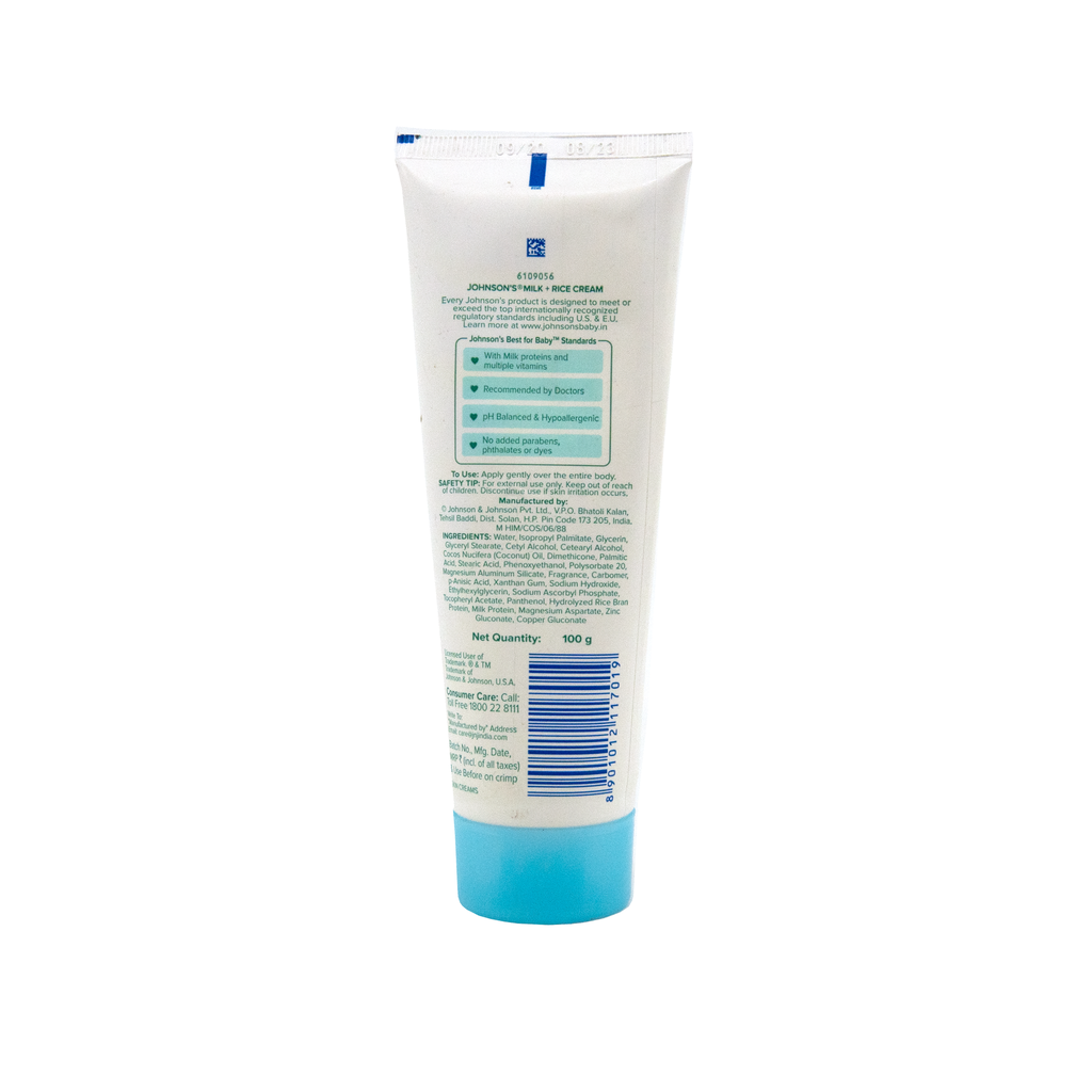Johnsons Bby Milk Cream 100g