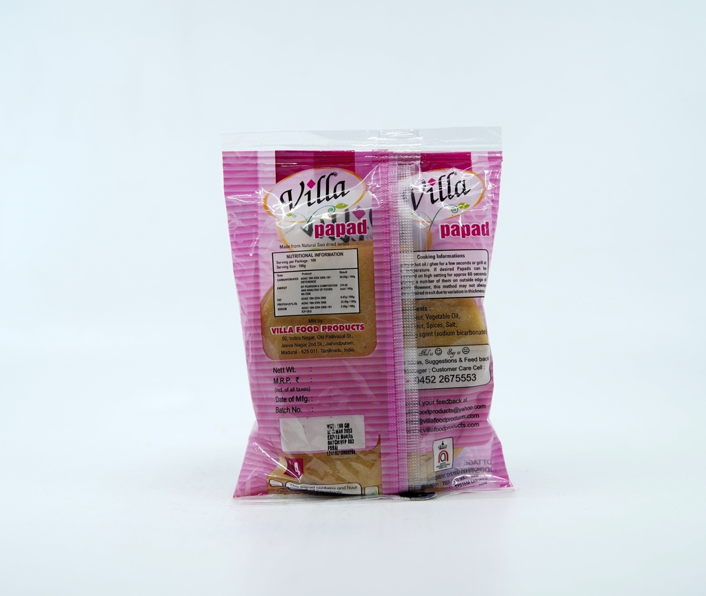 Villa Papadam 100g