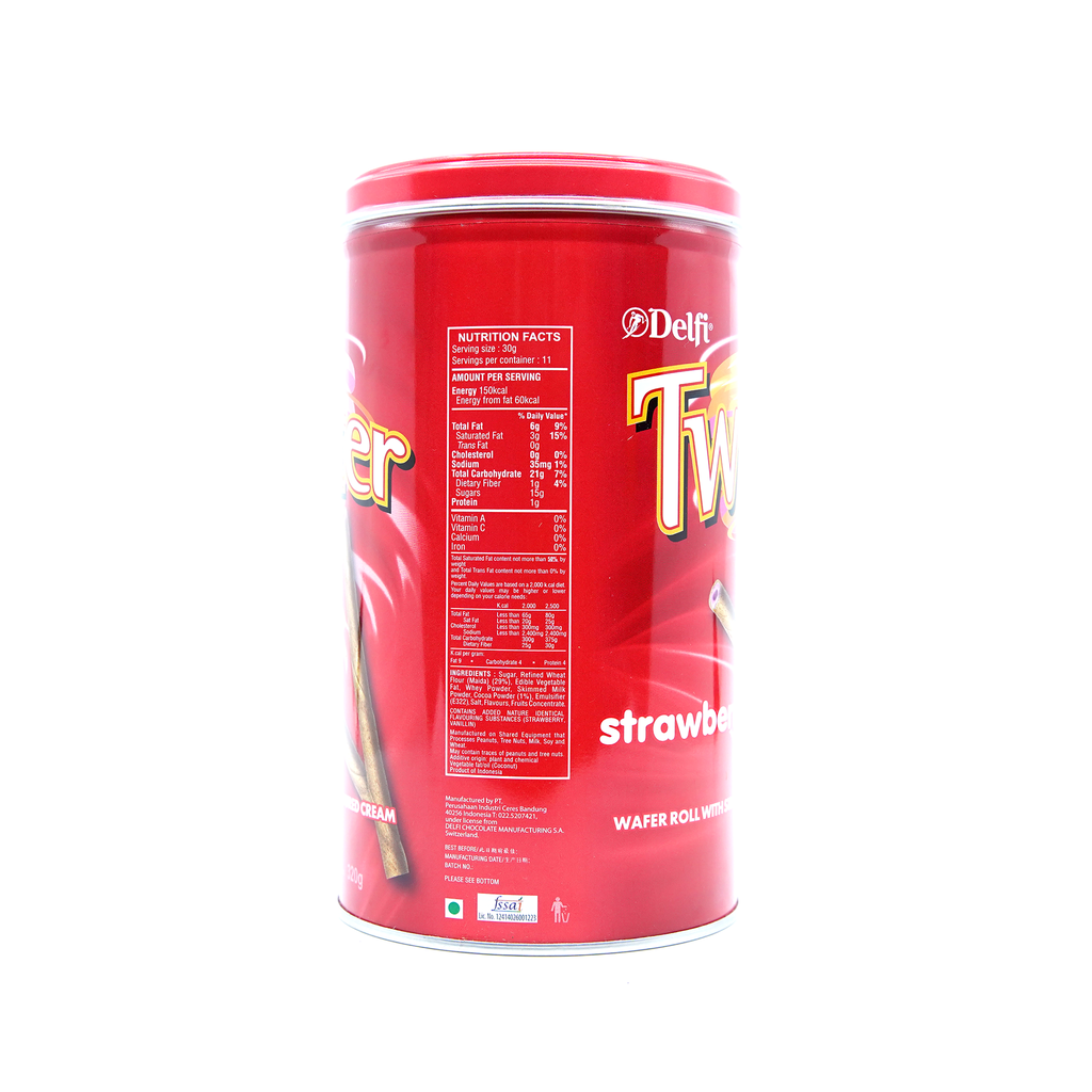Delfi Twister Strawberry Tin 320g