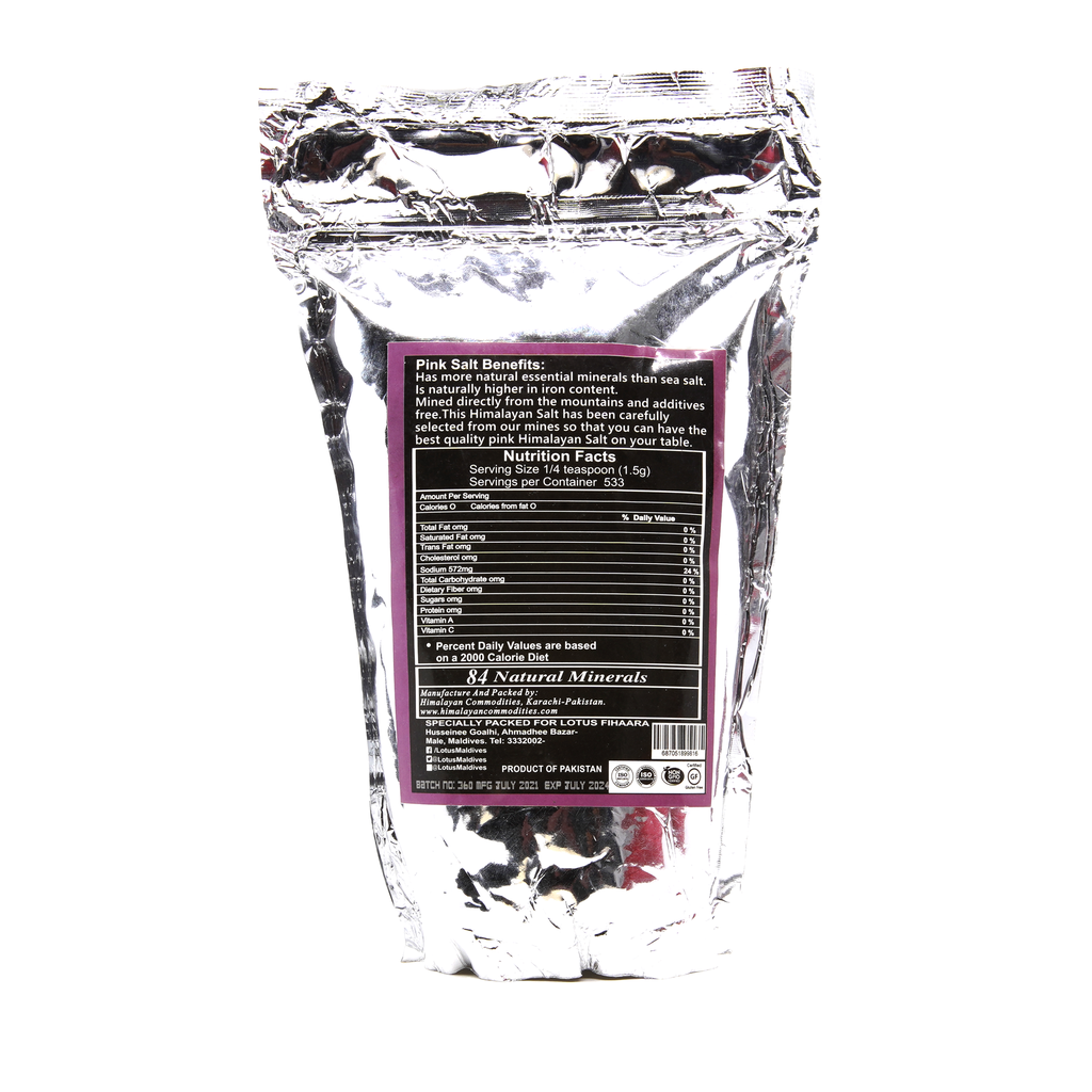 Lotus Himalayan Fine Pink Salt 800g
