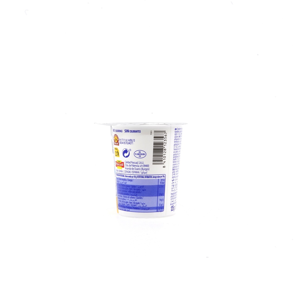 Pascual Yogikids Straw Banana 125G