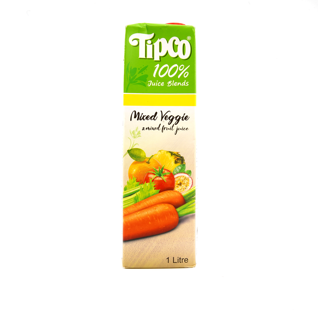 Tipco Juice Mix Veg & Mix Fruit 100% 1ltr