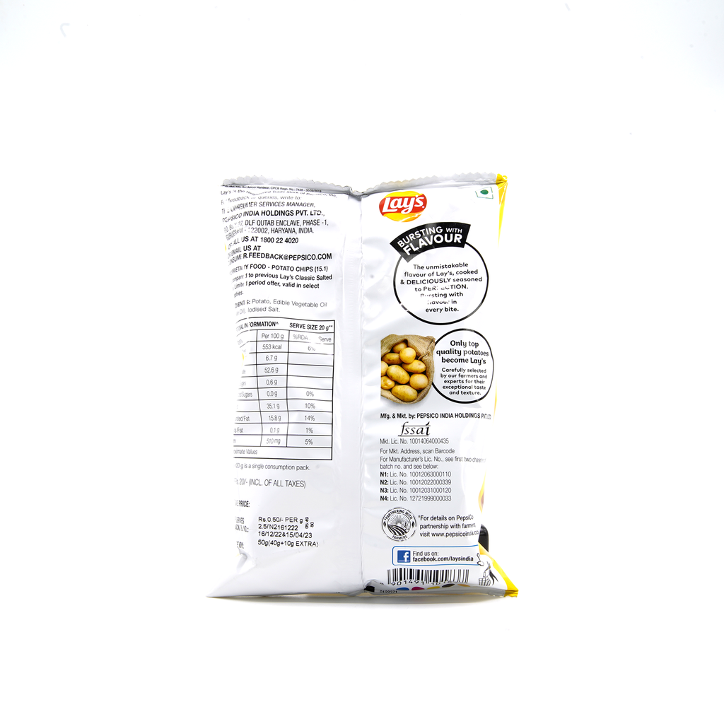 Lays Classic Salted Yellow 52g