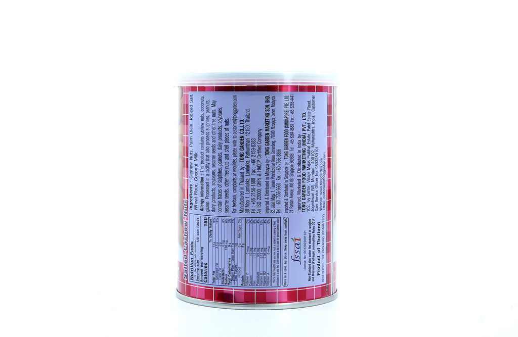 Tong G Cashew Salted Tin 150g