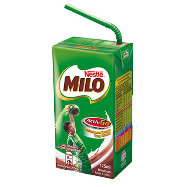 Milo Drink RTD 125ml Pkt