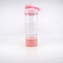 Plastic Bottle Protein Shaker pink 500ml