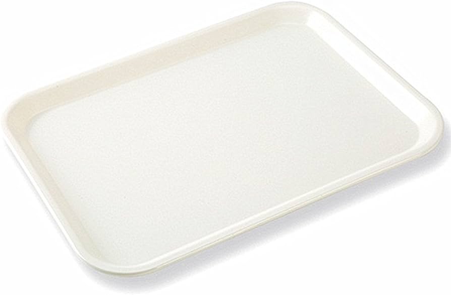 Plastic Tray White 1.7