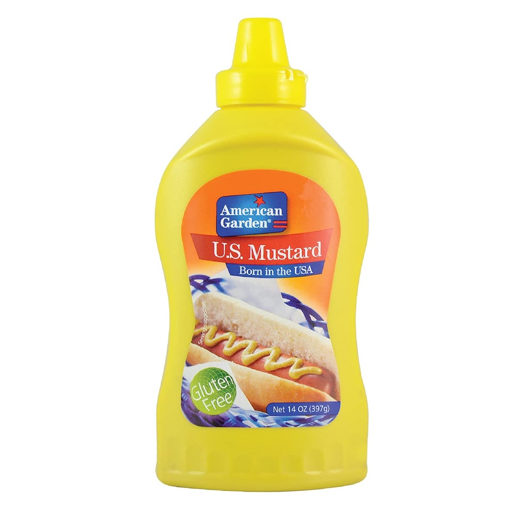 American Garden Yellow Mustard 397g 14Oz