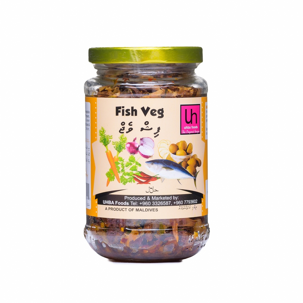 Uhba Fish Veg 250G