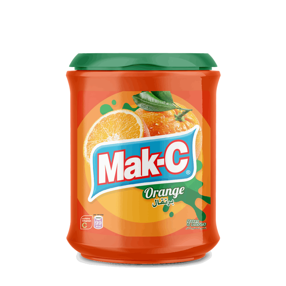 Mak-C Juice Powder 750g Orange